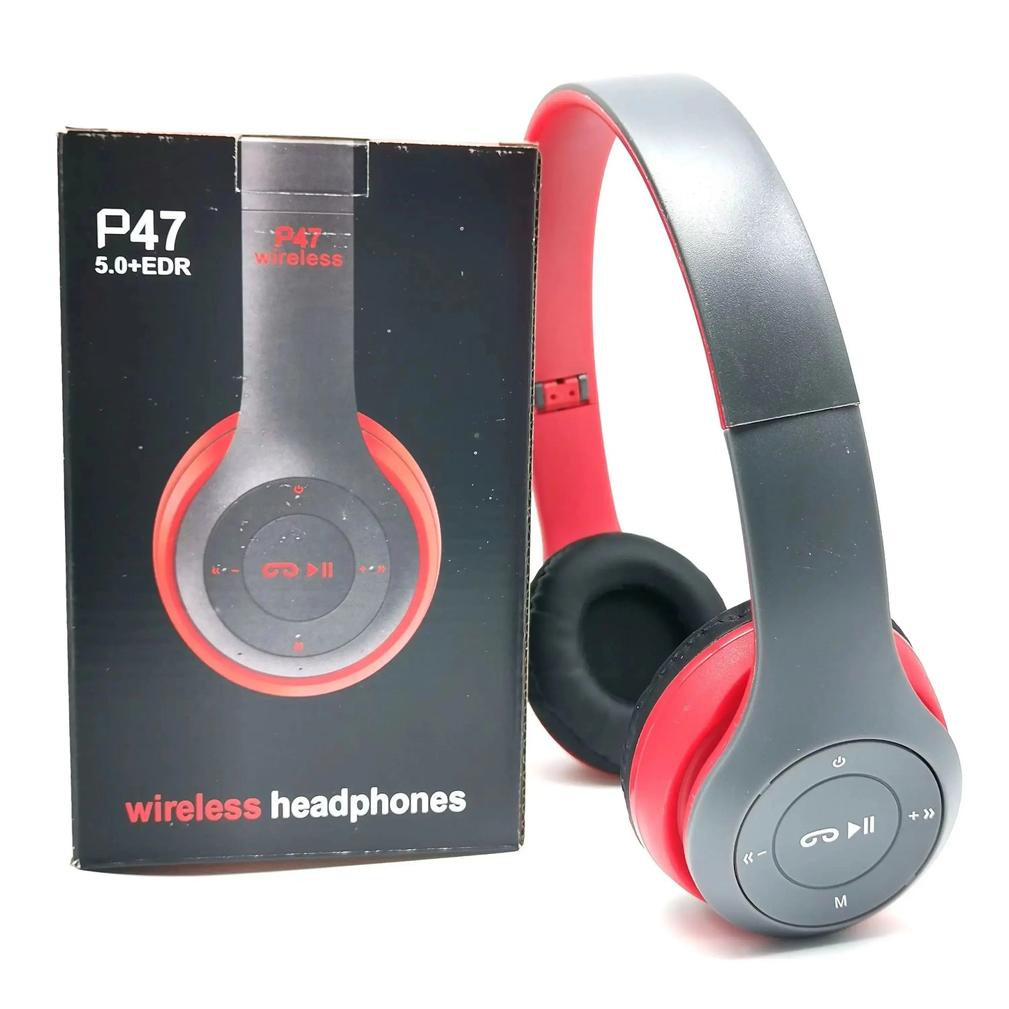 P47 Stereo Headset Bluetooth 5 0 Folding Series Wireless Sports Game Headset for iPhone XiaoMi