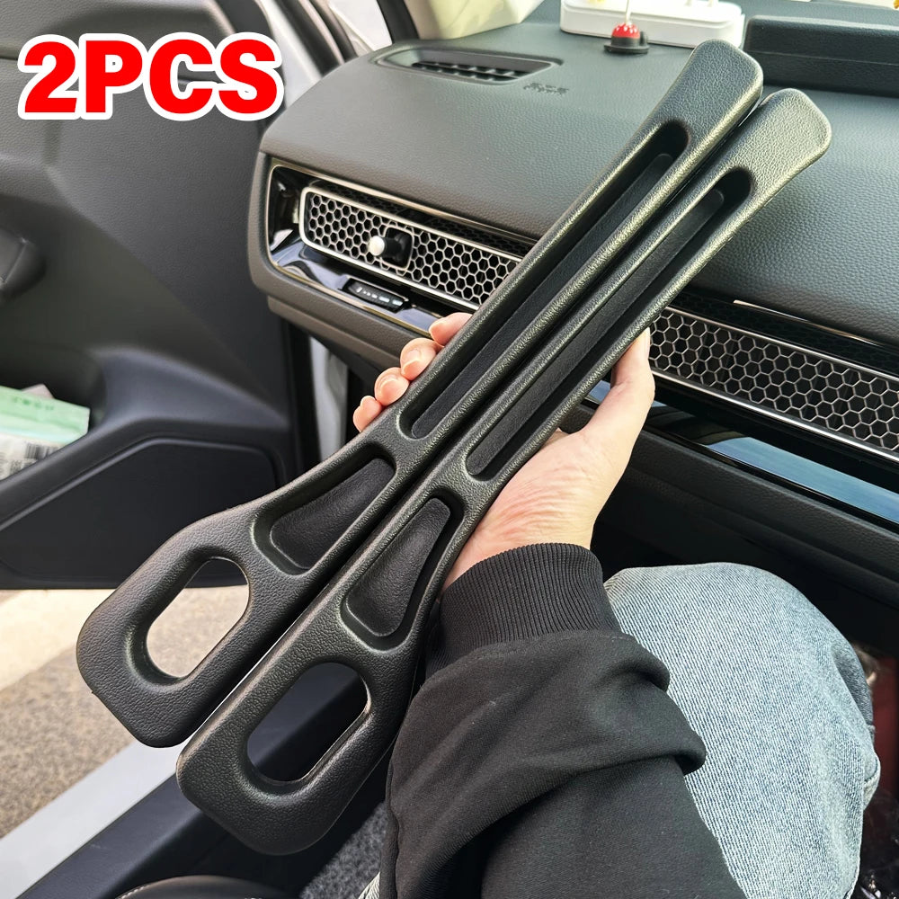 2PCS Car Seat Gap Filler Between Seats Crevice Interior Decoration Accessories For BMW AUDI VW Mercedes Benz Toyota Ford KIA ETC