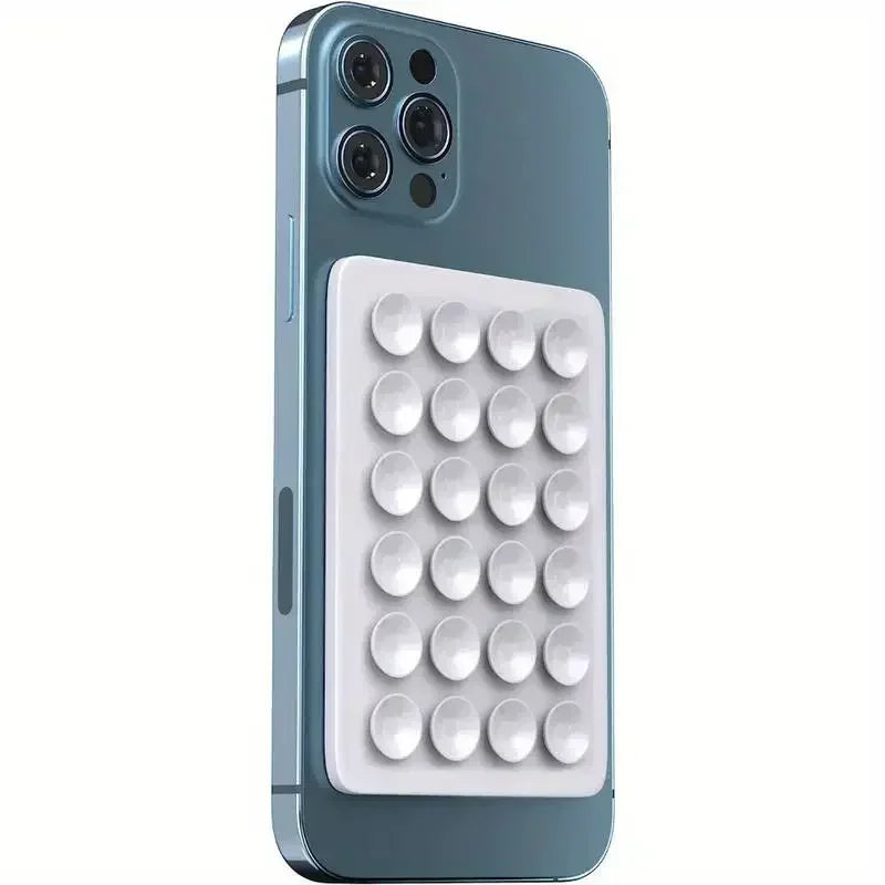 Candy Color Silicone Suction Phone Case Mount Non Slip Suction Cup Phone Stand Silicone Phone Holder For Selfies and Videos