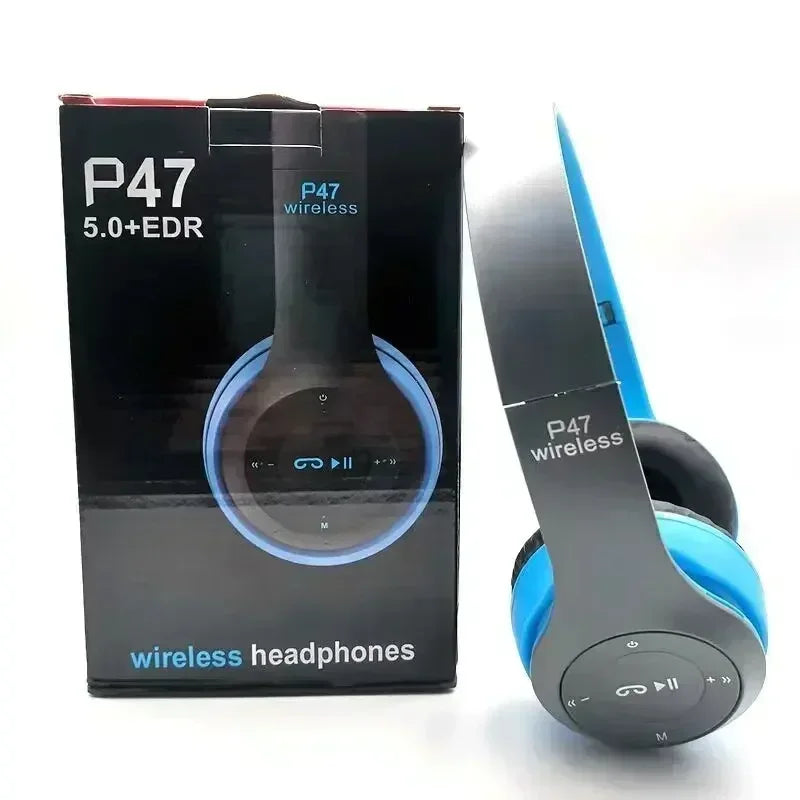 Hifi Sound Bluetooth Headphones Wireless Over-Ear Headsets with Microphone Noise Reduction Comfortable for Travel And Home Use