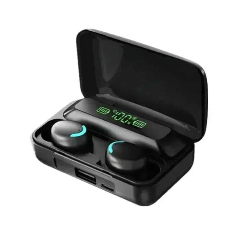 New F9 Bluetooth Headphones 9D Stereo High Bass Sport Earphones Handfree Touch Control Tws Wireless Earbuds Waterproof Headset