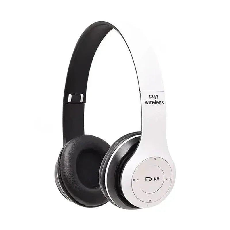 Hifi Sound Bluetooth Headphones Wireless Over-Ear Headsets with Microphone Noise Reduction Comfortable for Travel And Home Use