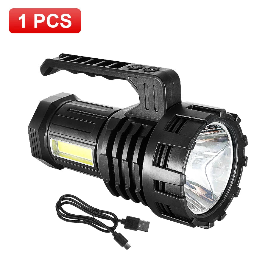 2025 NEW Powerful Search Flashlights Rechargeable Tactical Torch 2000000LM Ultra Bright Spotlight Camping Lamp Portable Lantern